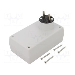 1 pcs x KRADEX - Z30J -AS - Enclosure: for power supplies, X: 71mm, Y: 120mm, Z: 45mm, grey
