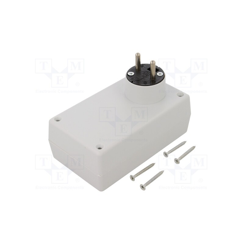 1 pcs x KRADEX - Z30J -AS - Enclosure: for power supplies, X: 71mm, Y: 120mm, Z: 45mm, grey