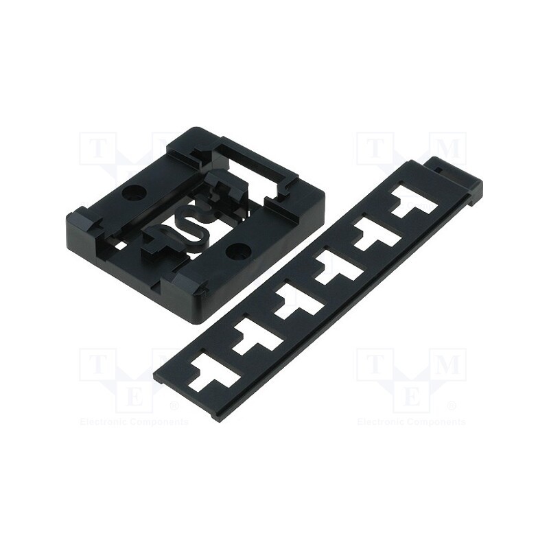 1 pcs x COMBIPLAST - CP-23-132 - DIN rail mounting bracket, black