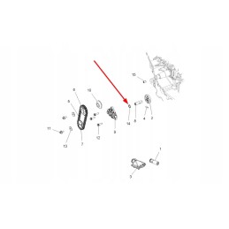 7556570 set of washers, oil pump shaft