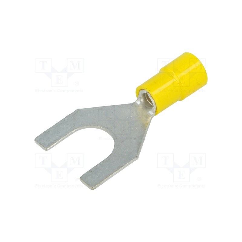 5 pcs x BM GROUP - BM 00344 - Tip: fork, M10, Ø: 10.5mm, 4÷6mm2, crimped, for cable, insulated