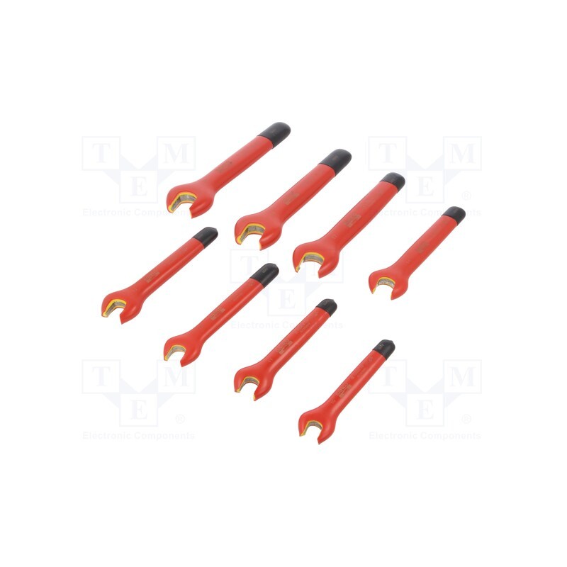 1 set x BAHCO - 6MV/8T - Wrenches set, insulated,spanner, steel, 1kVAC, 8pcs.