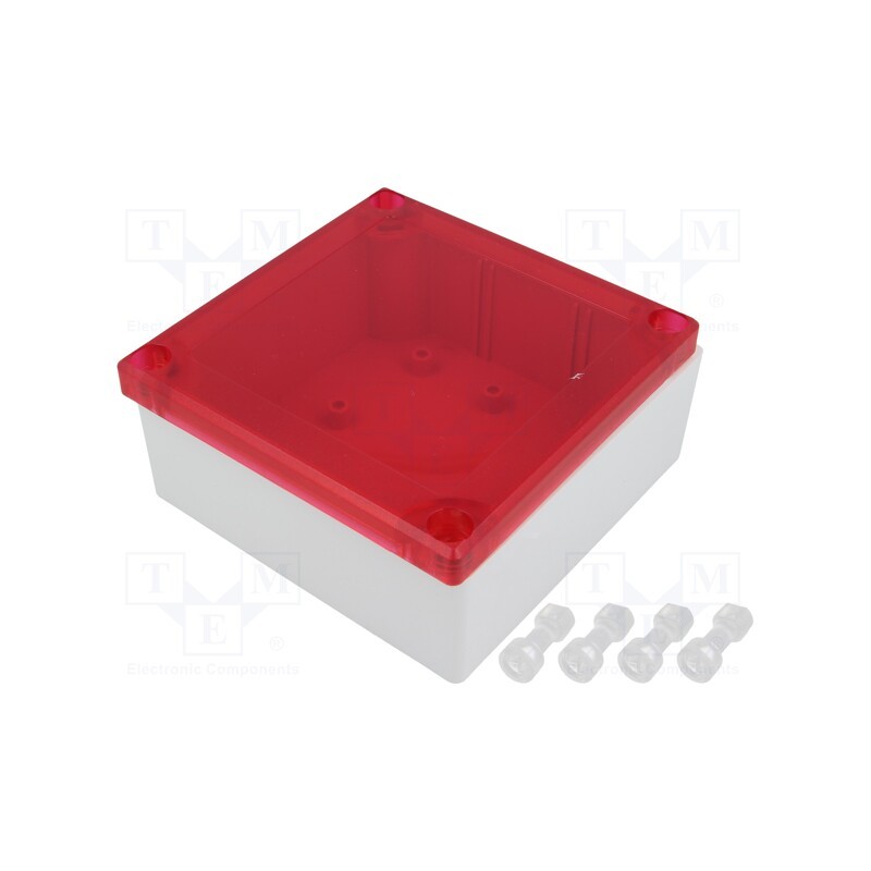 1 pcs x MASZCZYK - KM-500AGTRR - Enclosure: multipurpose, X: 104mm, Y: 113mm, Z: 53mm, ABS, grey, IP55