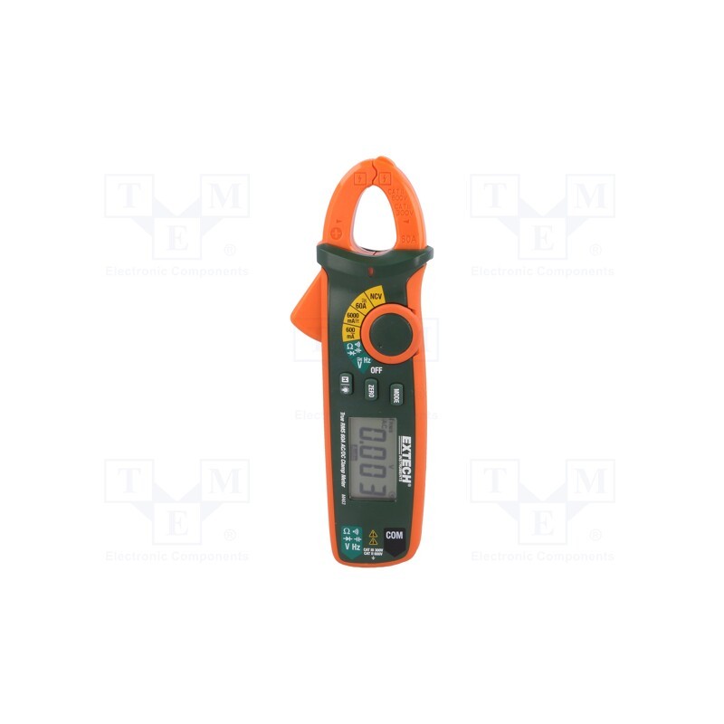 1 pcs x EXTECH - MA63 - Meter: multifunction, digital,pincers type, Øcable: 18mm, LCD