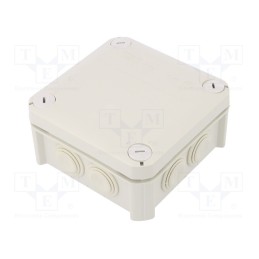 1 pcs x OBO BETTERMANN - T 60 - Enclosure: junction box, X: 114mm, Y: 114mm, Z: 57mm, IP66
