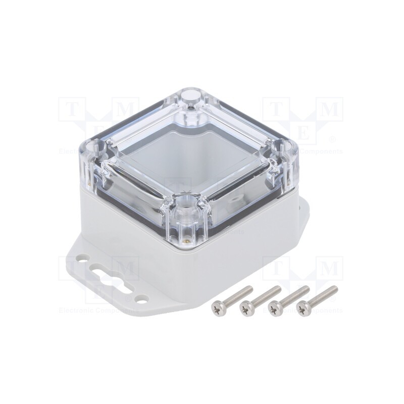 1 pcs x KRADEX - ZP60.60.40SUJP TM ABS-PC - Enclosure: multipurpose, X: 60mm, Y: 60mm, Z: 40mm, ZP, ABS, IP67