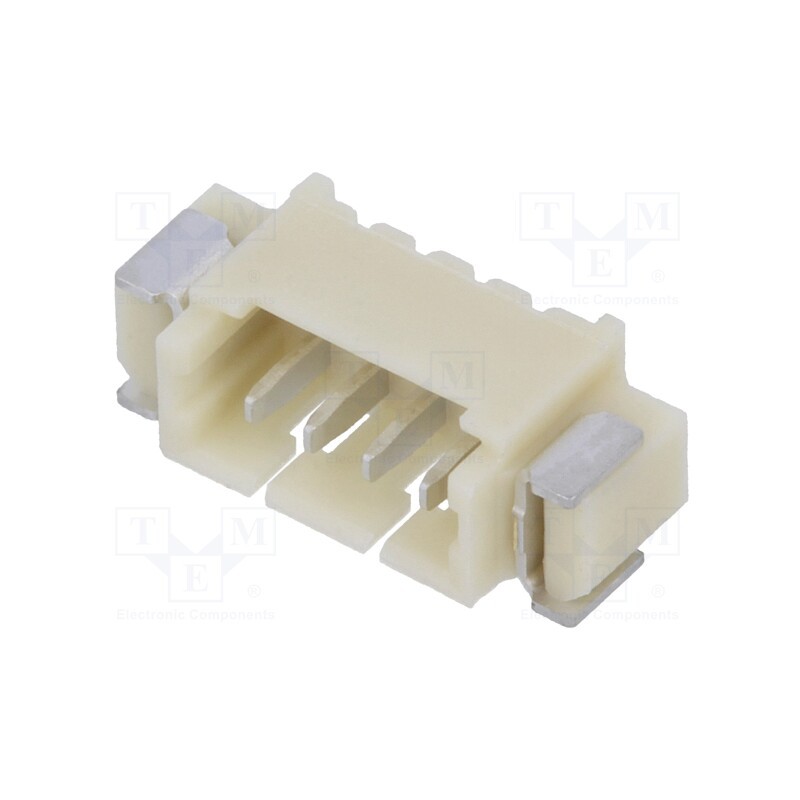 5 pcs x JOINT TECH - A1250WR-S-4P - Socket, wire-board, male, 1.25mm, PIN: 4, SMT, 125V, 1A, tinned