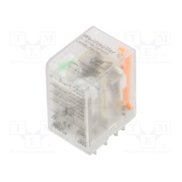1 pcs x WEIDMu00dcLLER - 7760056088 - Relay: electromagnetic, 4PDT, 24VDC, Icontacts max: 5A, max.250VAC