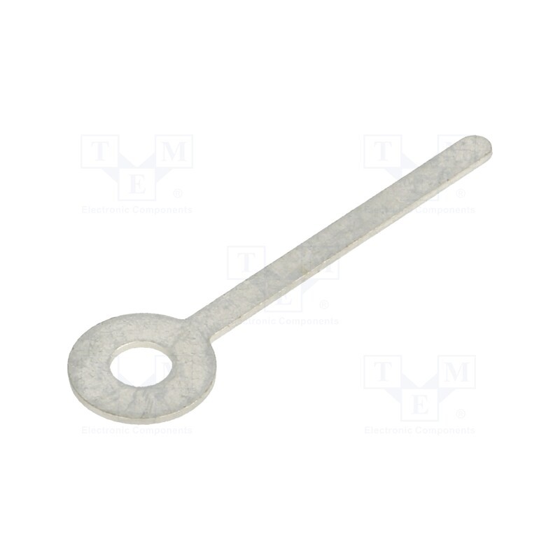 5 pcs x KEYSTONE - 4003 - Tip: solder lug ring, 0.5mm, M3, Ø: 3.3mm, THT, screw, brass, tinned