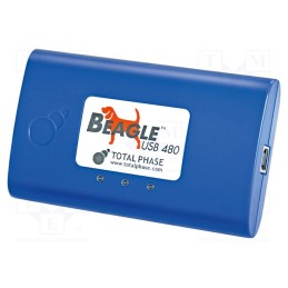 1 pcs x TOTAL PHASE - BEAGLE USB 480 PROTOCOL ANALYZER - Dev.kit: protocol analyser, DIN,USB A,USB B x2, GPIO,USB 2.0