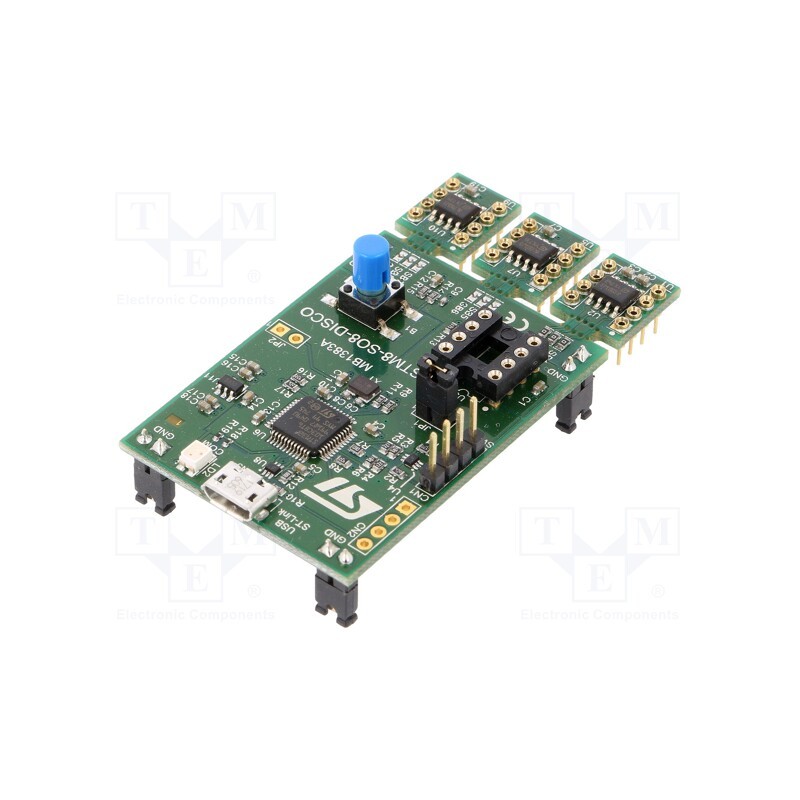 1 pcs x STMicroelectronics - STM8-SO8-DISCO - Dev.kit: STM8, STM8L001J3M3,STM8L050J3M3,STM8S001J3M3
