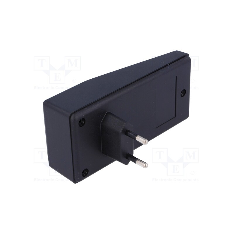 1 pcs x SUPERTRONIC - PP059N-S - Enclosure: for power supplies, X: 120mm, Y: 56mm, Z: 18mm, ABS, black