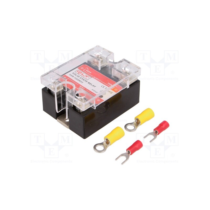 1 pcs x QLT POWER - SSR-1028RD3 - Relay: solid state, Ucntrl: 4÷32VDC, 10A, 24÷280VAC, Series: SSR-R