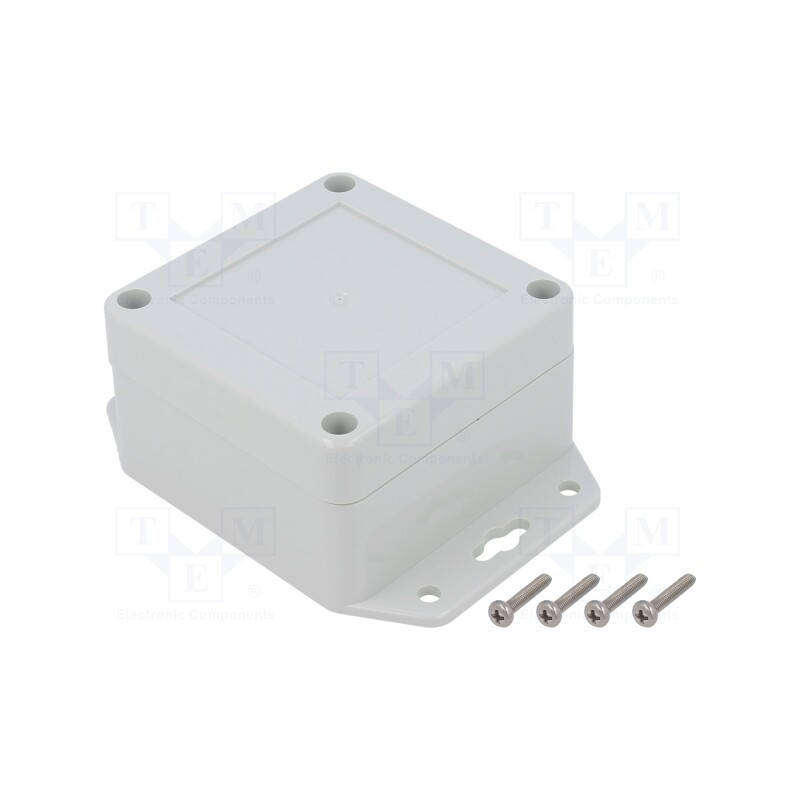 1 pcs x KRADEX - ZP75.75.45UJH TM PC - Enclosure: multipurpose, X: 75mm, Y: 75mm, Z: 45mm, ZP, polycarbonate
