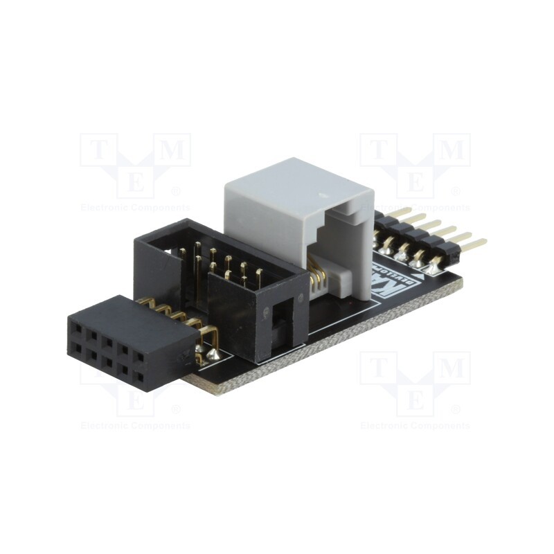 1 pcs x KAMAMI - KAMODPIC - Adapter, pin strips,IDC10,pin header,RJ12, Assoc.circ: PIC