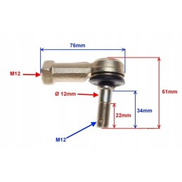 Steering rod end ATV Quad Bashan