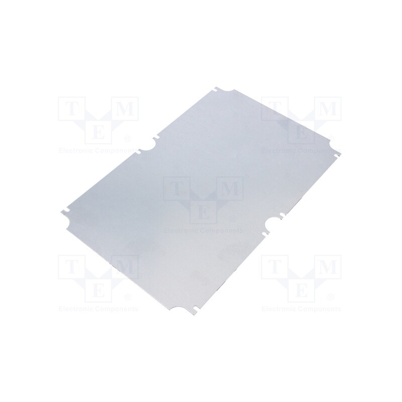 1 pcs x KRADEX - ZMB95 - Mounting plate, steel, W: 176mm, L: 266mm, Thk: 1.5mm, Plating: zinc