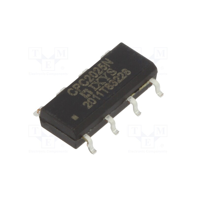 1 pcs x IXYS - CPC2025N - Relay: solid state, SPST-NO x2, Icntrl max: 50mA, 120mA, 30Ω, SMT