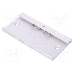 1 pcs x FISCHER ELEKTRONIK - KL 35 L 100 - DIN rail mounting bracket, aluminium, 100mm, Rail: TS35