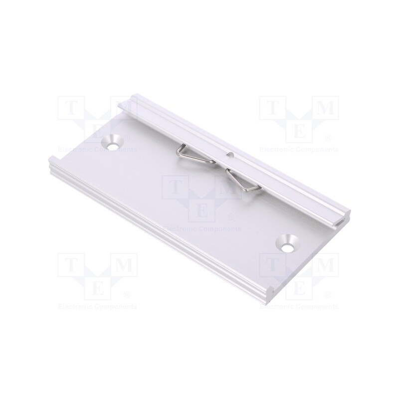 1 pcs x FISCHER ELEKTRONIK - KL 35 L 100 - DIN rail mounting bracket, aluminium, 100mm, Rail: TS35