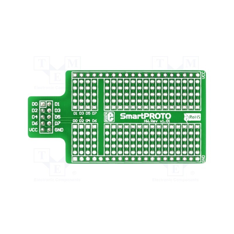 1 pcs x MIKROE - SMARTPROTO - Expansion board, IDC10, prototype board