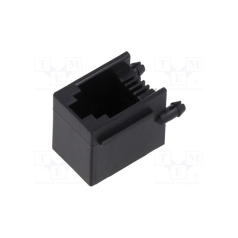 5 pcs x Global Connector Technology (GCT) - MJ3250-44-0 - Socket, RJ9, PIN: 4, Layout: 4p4c, THT, angled