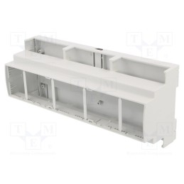 1 pcs x KRADEX - ZD1012J ABS V0 - Enclosure: for DIN rail mounting, Y: 89mm, X: 213mm, Z: 65mm, ABS