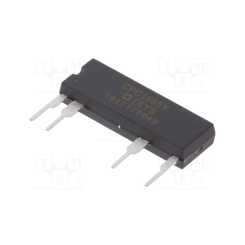 1 pcs x IXYS - CPC1965Y - Relay: solid state, Icntrl max: 100mA, 1000mA, max.260VAC, THT