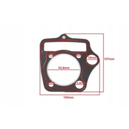 Head and cylinder gasket atv 110 top end quad loncin shineray linhai