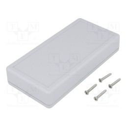 1 pcs x HAMMOND - 1599BSGY - Enclosure: multipurpose, X: 65mm, Y: 130mm, Z: 25mm, 1599, ABS, grey