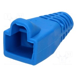 5 pcs x ENCITECH - 6510-0100-03 - RJ45 plug boot, 6mm, blue