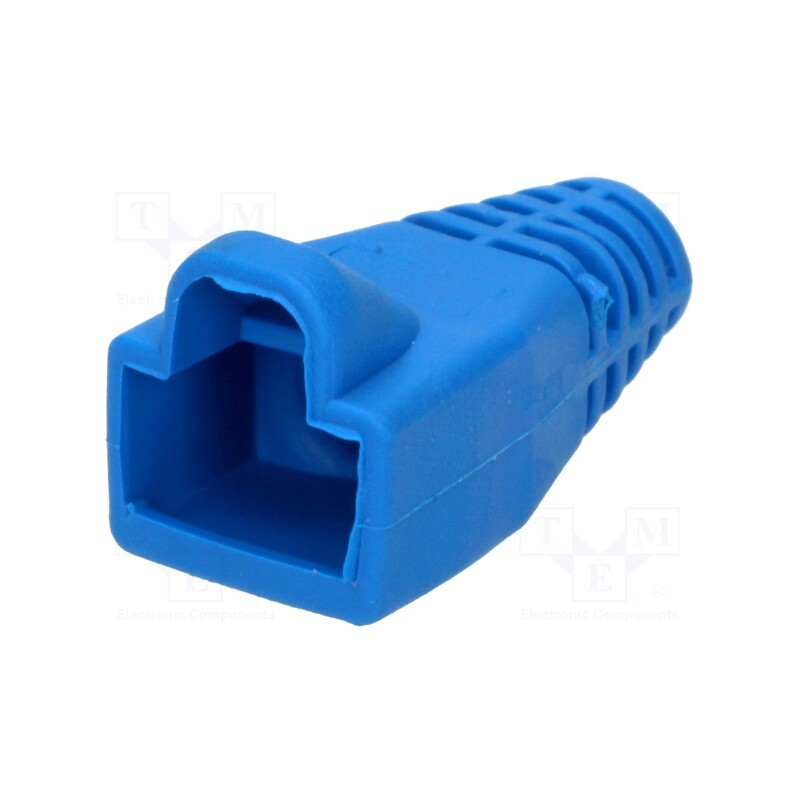 5 pcs x ENCITECH - 6510-0100-03 - RJ45 plug boot, 6mm, blue