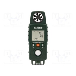 1 pcs x EXTECH - EN510 - Thermoanemometer, 0÷50°C, 10÷95%RH, Equipment: wristbands, ±0.4%