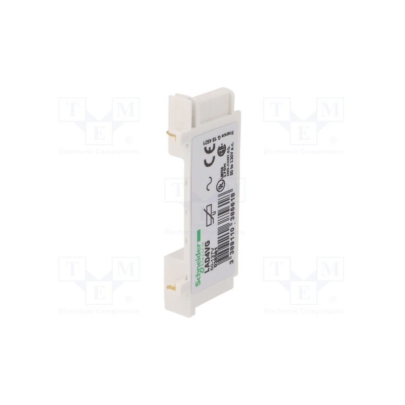 1 pcs x SCHNEIDER ELECTRIC - LAD4VG - Surge arrestor, varistor, Series: TeSys D, front, -25÷55°C