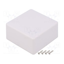 1 pcs x TAKACHI - TWN8-4-8W - Enclosure: multipurpose, X: 80mm, Y: 80mm, Z: 40mm, TWN, ABS, white