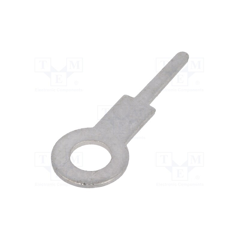 5 pcs x KEYSTONE - 4954 - Tip: solder lug ring, 0.5mm, M3, Ø: 3.2mm, THT, screw, brass, tinned