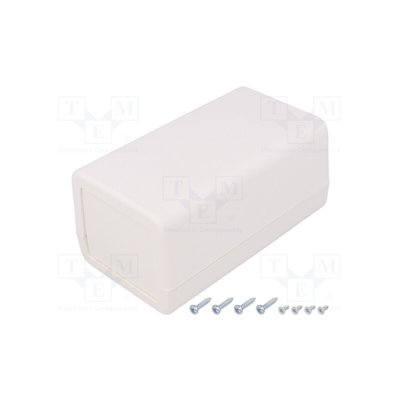 1 pcs x SUPERTRONIC - PP049W-S - Enclosure: multipurpose, X: 75mm, Y: 131mm, Z: 62mm, ABS, white