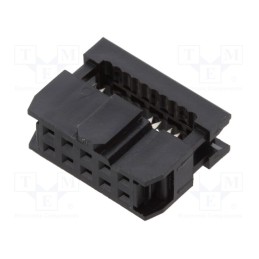 5 pcs x ADAM TECH - FCS-C1-10-G - Plug, IDC, female, PIN: 10, without strain relief, IDC, 1.27mm