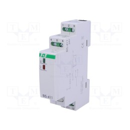 1 pcs x F&F - BIS-411 24V AC/DC - Relay: installation, bistable,impulse, SPDT, 16A, -25÷50°C, IP20