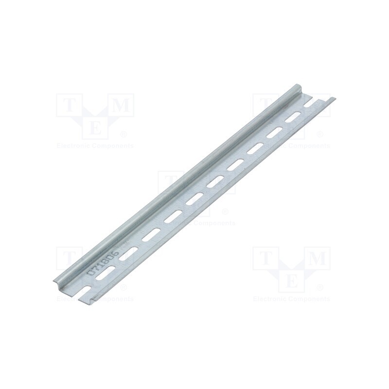 1 pcs x RITTAL - 2316000 - DIN rail, steel sheet, W: 35mm, L: 287mm, AE,KL,KL-HD, Plating: zinc