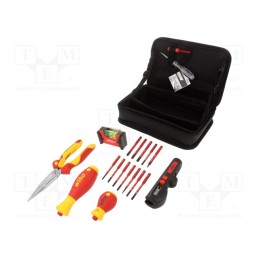 1 set x WIHA - 45418 - Kit: general purpose, for electricians, 21pcs.
