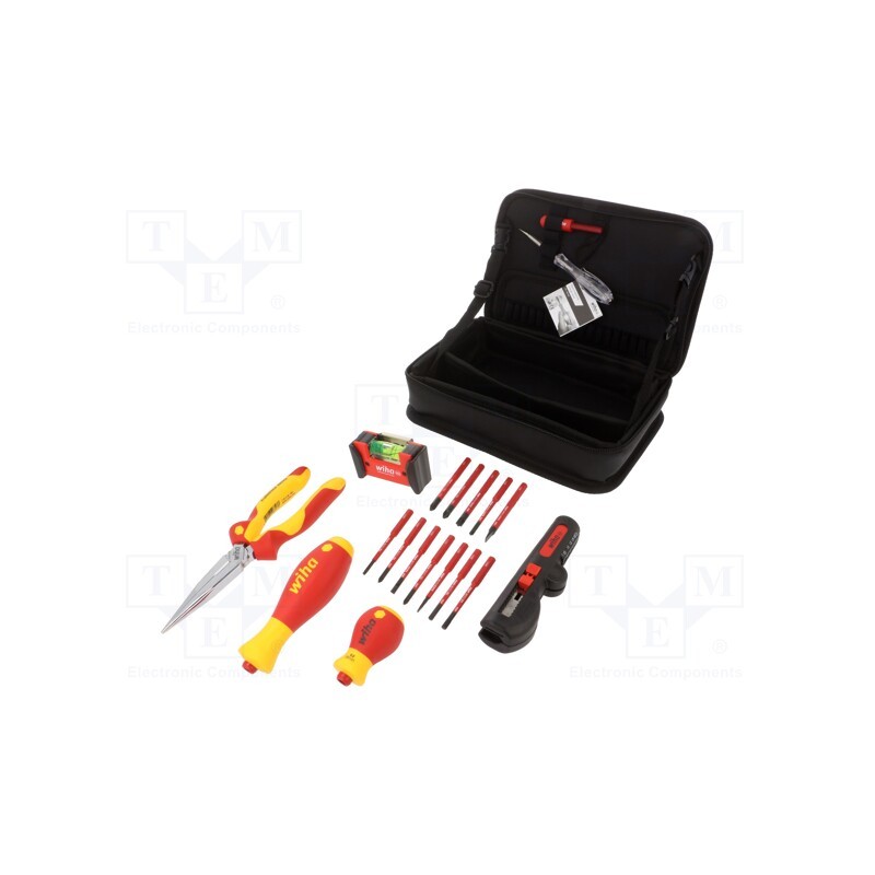 1 set x WIHA - 45418 - Kit: general purpose, for electricians, 21pcs.