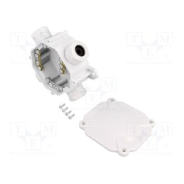 1 pcs x PAWBOL - A.0035 - Enclosure: junction box, X: 75mm, Y: 75mm, Z: 35mm, wall mount, IP67