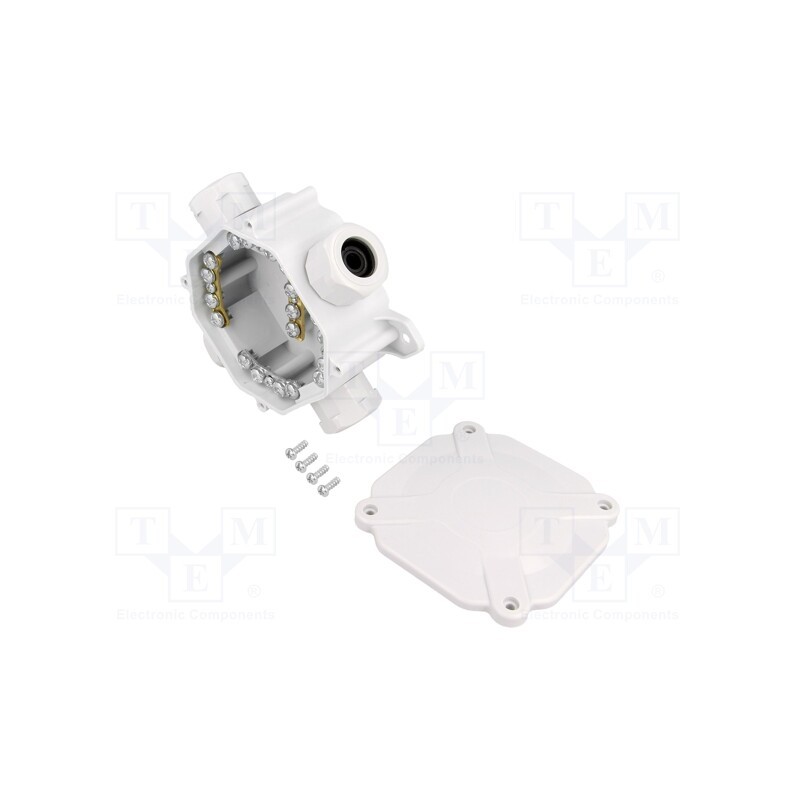 1 pcs x PAWBOL - A.0035 - Enclosure: junction box, X: 75mm, Y: 75mm, Z: 35mm, wall mount, IP67