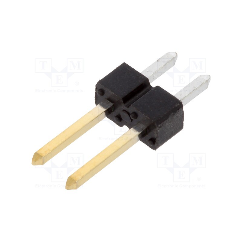 5 pcs x Amphenol Communications Solutions - 68001-102HLF - Pin header, pin strips, BERGSTIK II, male, PIN: 2, straight, 2.54mm