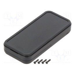 1 pcs x TAKACHI - CS75-B - Enclosure: multipurpose, X: 35mm, Y: 75mm, Z: 12mm, CS, ABS, black