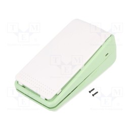 1 pcs x MASZCZYK - KM-350GR - Enclosure: for alarms, X: 81mm, Y: 150mm, Z: 55mm, ABS, white, IP31