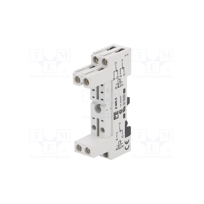 1 pcs x CELDUC - ESD05000 - Socket, 12A, for DIN rail mounting, Series: SPA,SPD,STA