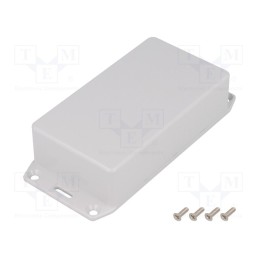 1 pcs x HAMMOND - 1591BFLGY - Enclosure: multipurpose, X: 62mm, Y: 112mm, Z: 31mm, 1591, ABS, grey