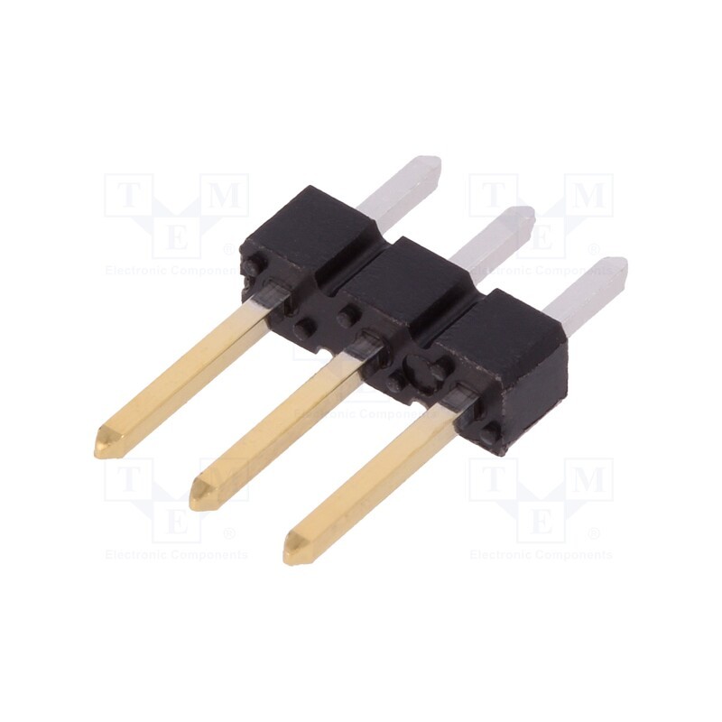 5 pcs x Amphenol Communications Solutions - 77311-818-03LF - Pin header, pin strips, BERGSTIK, male, PIN: 3, straight, 2.54mm